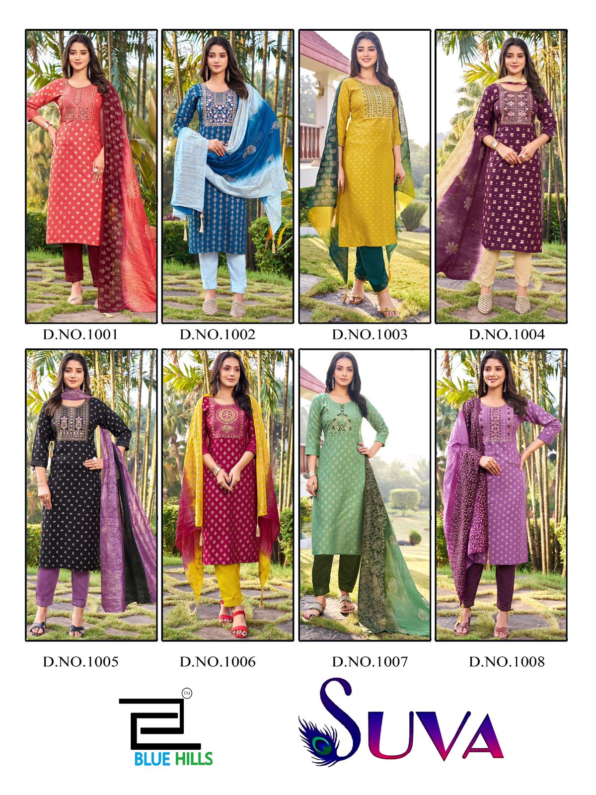 Suva By Blue Hills Rayon Kurti With Bottom Dupatta Wholesale Online